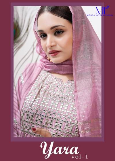 MOKSH YARA VOL-01 9006 & 9007 DESIGNER SALWAR SUIT WHOLESALER IN INDIA